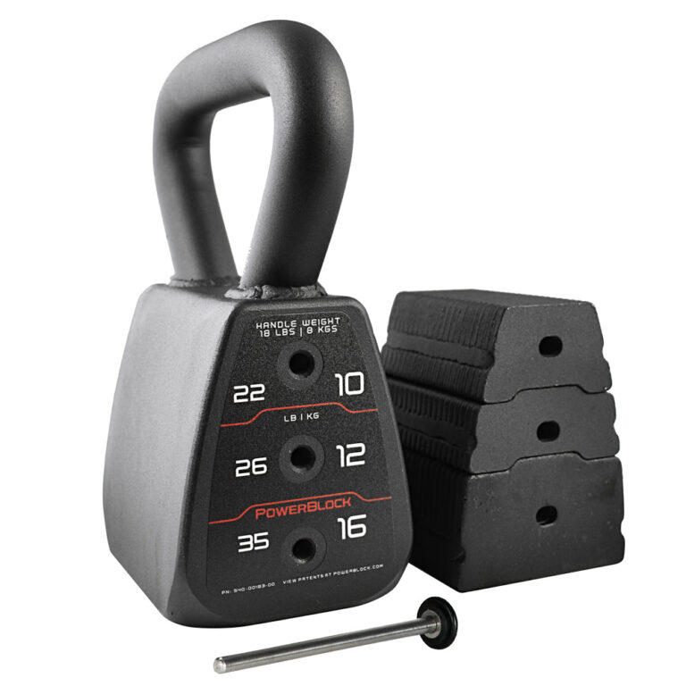 POWERBLOCK Adjustable Kettlebell สำหรับจัดมุมฝึกที่บ้าน