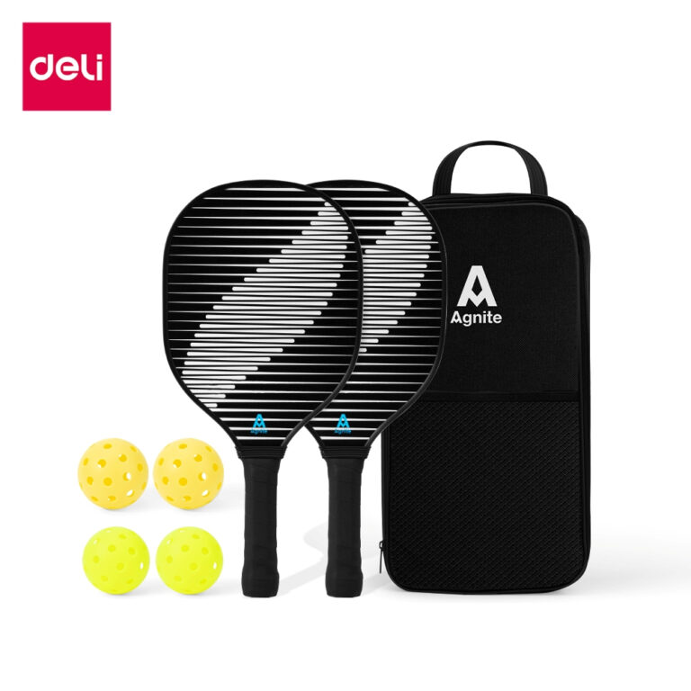 Deli Pickleball Paddle Set พร้อมลูกและกระเป๋า